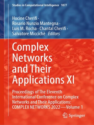 cover image of Complex Networks and Their Applications XI
